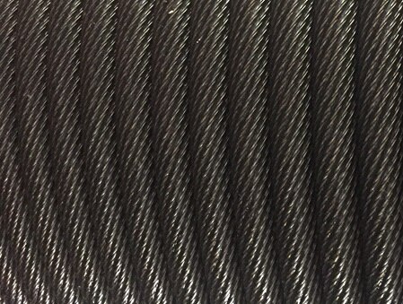 14MM--22MM, 35WX7 oiled ungalvanized non-rotating steel wire rope tower crane cable lifting hoist block rope