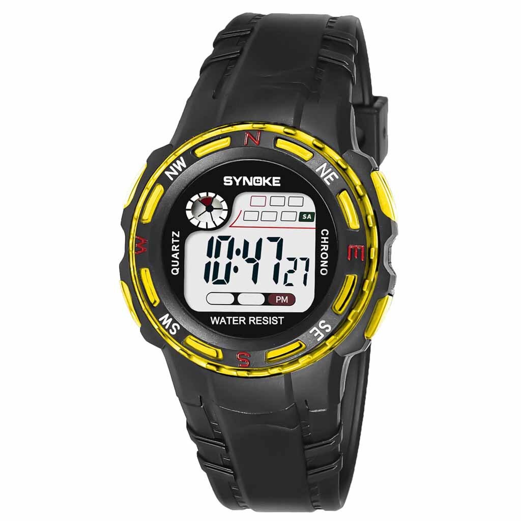 Kids Horloges Kinderen Digitale LED Sport Horloge Universele kinderen Horloge Lichtgevende Waterdichte Beweging Student Horloge