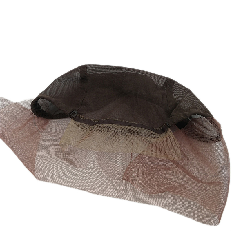 Pelucas frontales de encaje, gorras de malla transparente con correa ajustable, para hacer pelucas frontales, extensión de cabello sin pegamento, cierre suizo