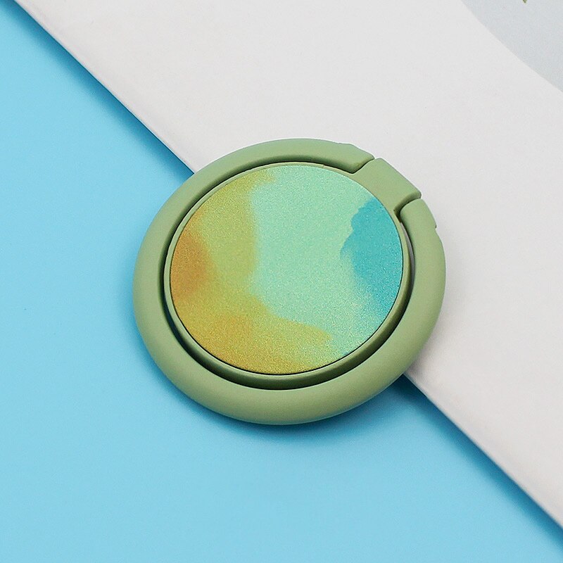 Mobile Phone Ring Holder Smartphone Stand Phone Accessories Round Phone Stand Socket Magnetic Holder for Car iPhone Samsung: green