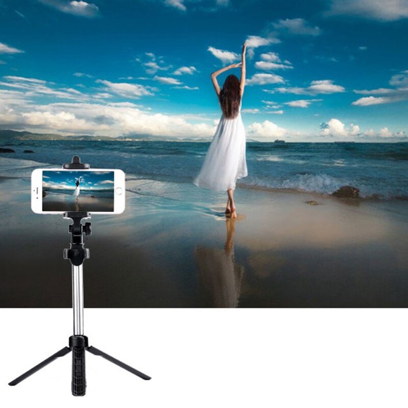 Selfie Stick Tripod Extendable Selfie Self With Bluetooth Shutter Remote Control For Smartphone Self-portrait Artifact