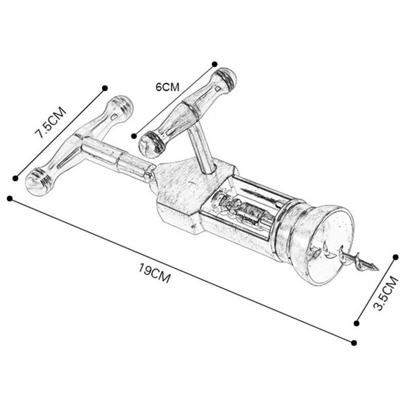 Wijn Flesopener Kurkentrekker Metalen Opener Leverage Kurkentrekker Voor Wijn Keuken Bar Gereedschap Kurk Remover