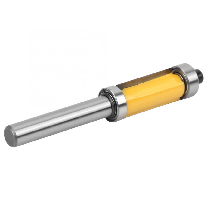 8mm Router Bit Milling Cutter Shank Pattern Flush Trim Router Bit Double Bearing Woodworking Milling Cutter Tool