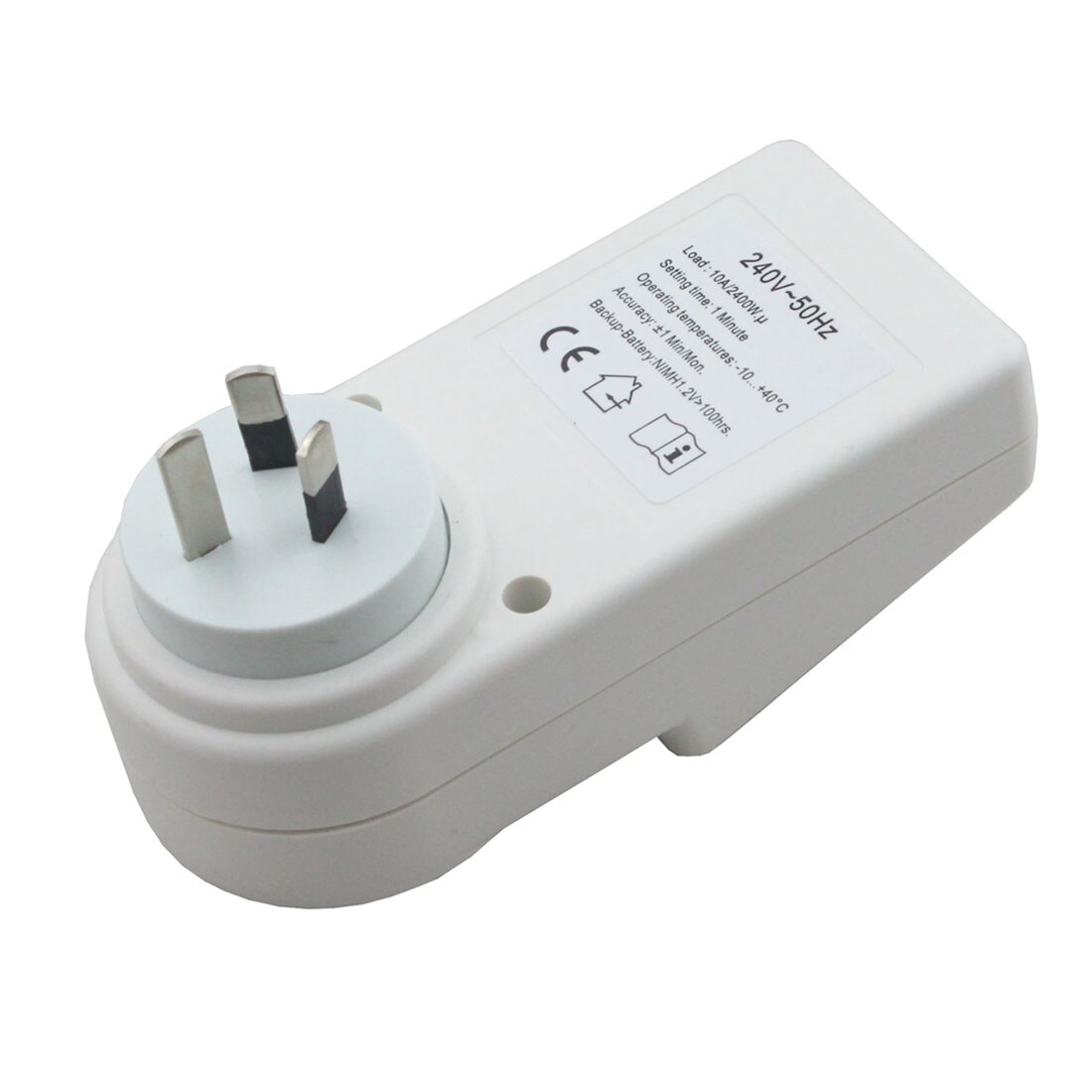 EU/US/UK/AU 230V Plug Switch Socket Plug-in Programmable Timer Switch Socket with Clock Summer Time Random Function