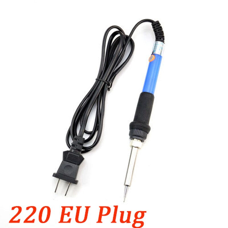 Soldador 60W temperatura ajustable soldador electrico Estación de Reparación manejar el calor lápiz Reparación de soldadura Kits de herramientas: 220V EU Plug