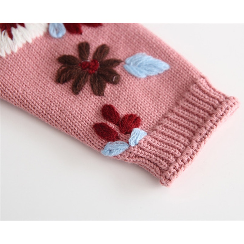 Pulls en coton tricoté pour bébés | Manteau brodé, couverture en coton, vêtements d'extérieur pour enfants