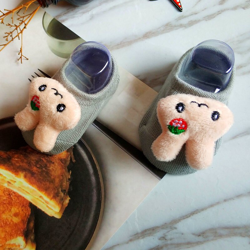 Lente en Zomer Prinses Baby Sokken antislip Vloer Sokken Cartoon Dier Kinderen Katoenen Sokken