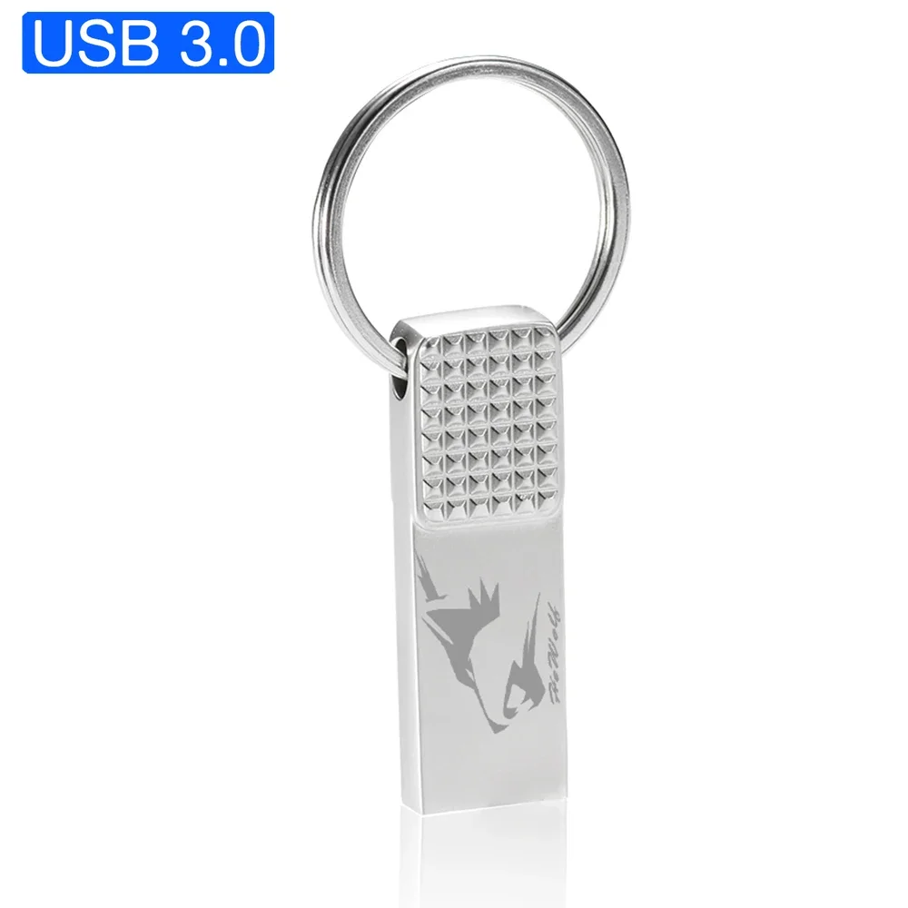 Unidade flash original usb3.0 pen drive de alta velocidade 64gb metal à prova dwaterproof água memória usb 32gb para dispositivos de armazenamento de computador 16gb 8gb: Preto / 8 GB