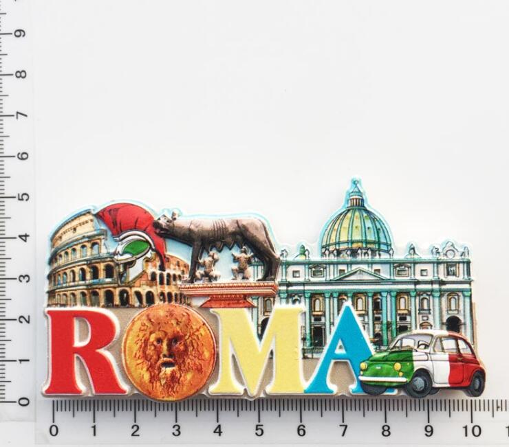 Rome Italy Fridge Magnets Travel Souvenir Refrigerator Magnetic Stickers: Default Title