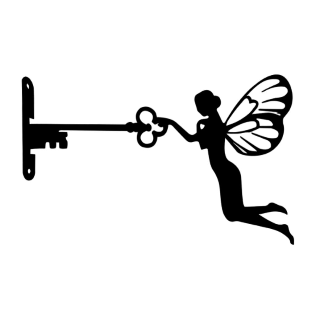 Silhouette féerique en métal pour décoration murale d&#39;arbre, décoration de jardin, d&#39;arrière-cour