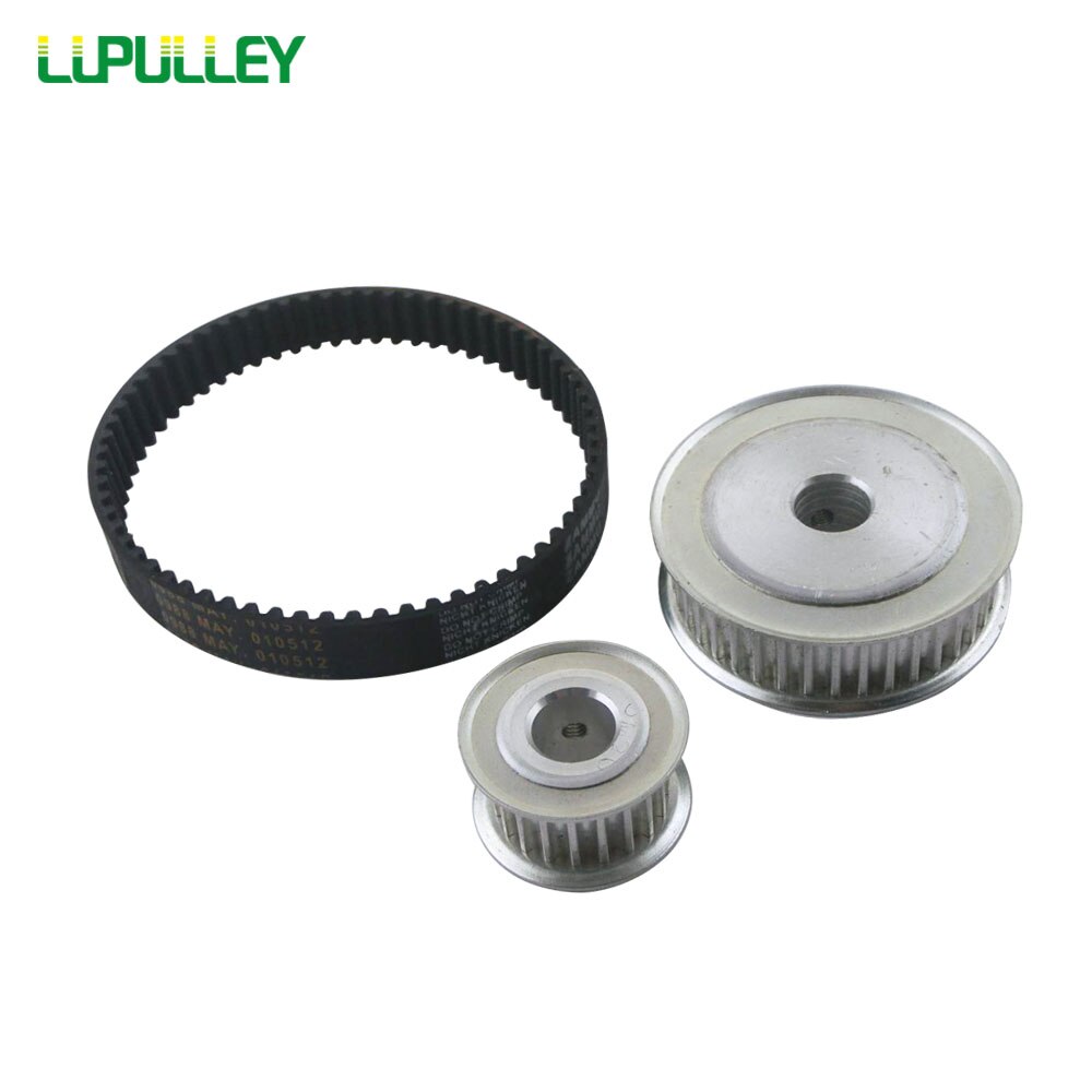 LUPULLEY Zahnriemen Pulley Set HTD5M Reduktion 1:2 15 t 30 t Getriebe Pulley Rad Maschine Zubehör Mit 5M-315 Gürtel breite 15mm