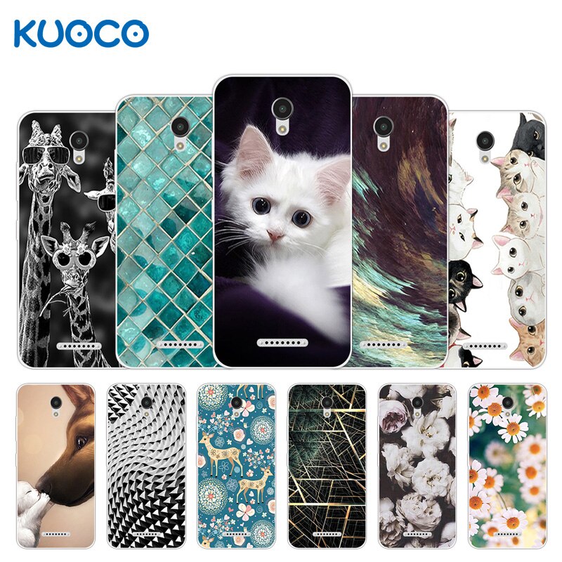 Voor Lenovo A1010 Case Cover Soft TPU Giraffe Telefoon Terug Lenovo Vibe B A2016 A1010 A20 Een Plus APlus A1010a20 A2016A40