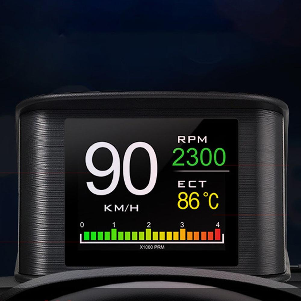 Smart  p10 auto hud head-up display auto universele high-definition obd 2 rijcomputer multifunctionele automatische schakelaar