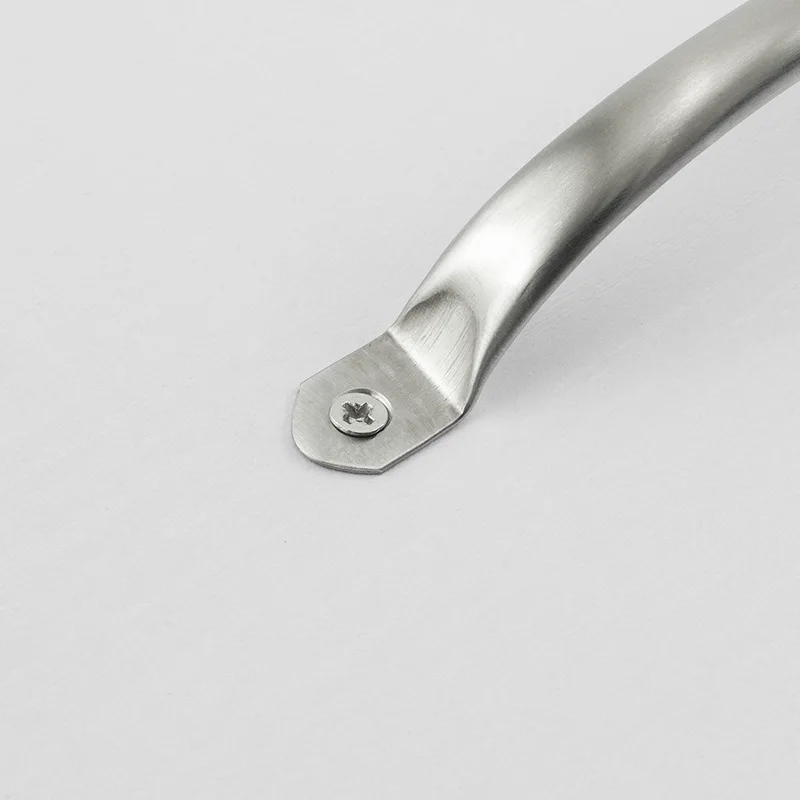 2 st dörrhandtag i rostfritt stål skåpsknopp silver låda drar köksskåpsknoppar 63mm 79mm 104mm 125mm gammal stil