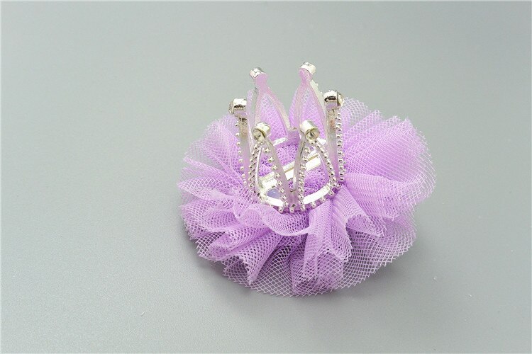 Presilhas de cabelo para crianças, grampos de cabelo de coroa de strass princesa acessórios de cabelo prendedores de cabelo para bebês tiara estéreo grampos de cabelo fofos para meninas