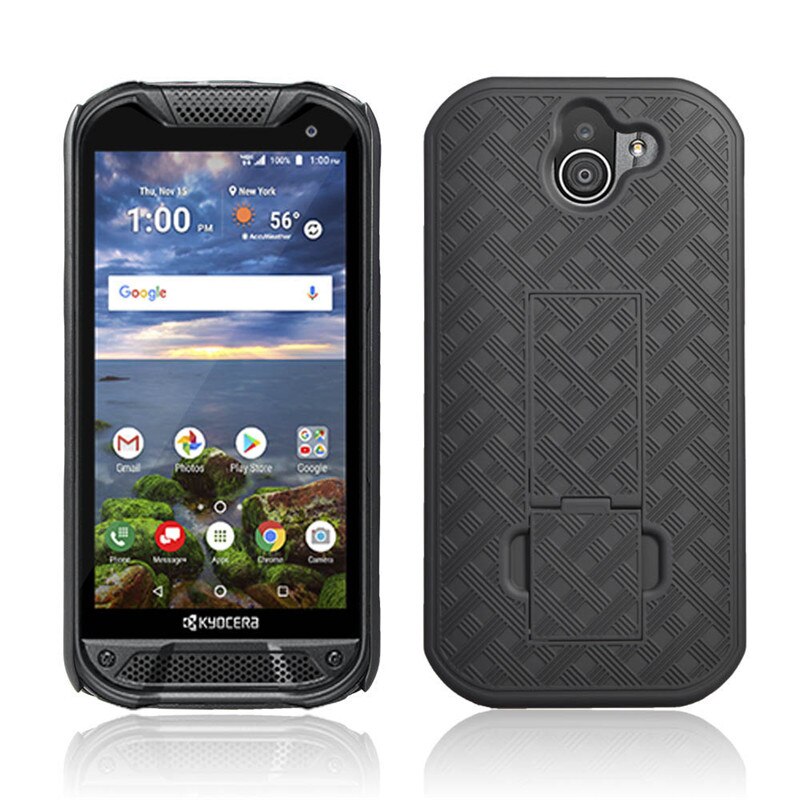 fallen Für Kyocera Duraforce Profi 2 E6900 E6910 schwer Pflicht Robustes Gehäbenutzen Mit Gürtel Clip Halfter schwer Startseite Für Kyocera duraforce Profi2: Schwarz
