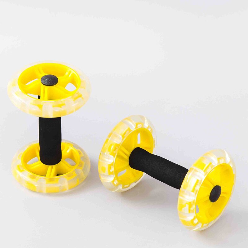 Abdominal Wheel AB Roller No Noise Trainer Training Muscle Exercise Fitness Equipment Home Double Wheel Abdominal Power Wheel
