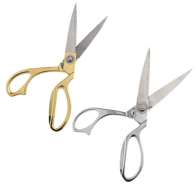 Cisaille outils de couture Vintage acier inoxydable tailleur ciseaux pour tissu vêtements tailleur ciseaux doré lame tranchante accessoire