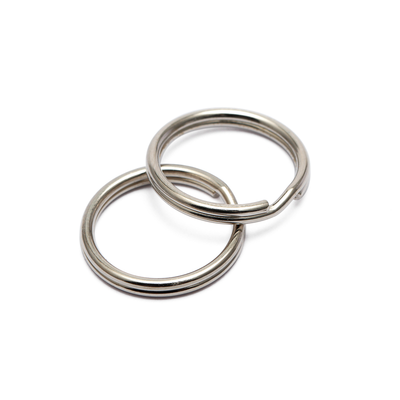 16/20/50mm 50 diy metallnøkkelholder delte ringer unisex nøkkelring nøkkelring nøkkelring tilbehør nøkkelringlaging tilbehør