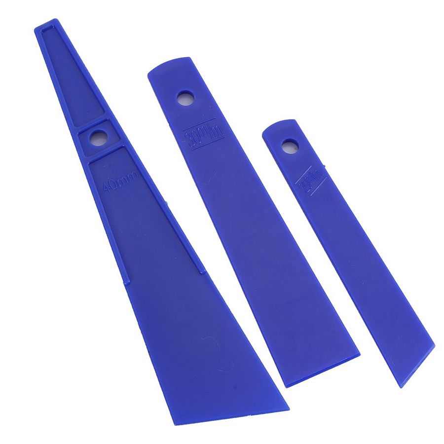 6Pcs Plastic Lijm Tool Uitstrijkje Lijm Schraper Lederen Craft Gereedschap Hand-Made Naaien Plastic Lijm Tool Accessoires