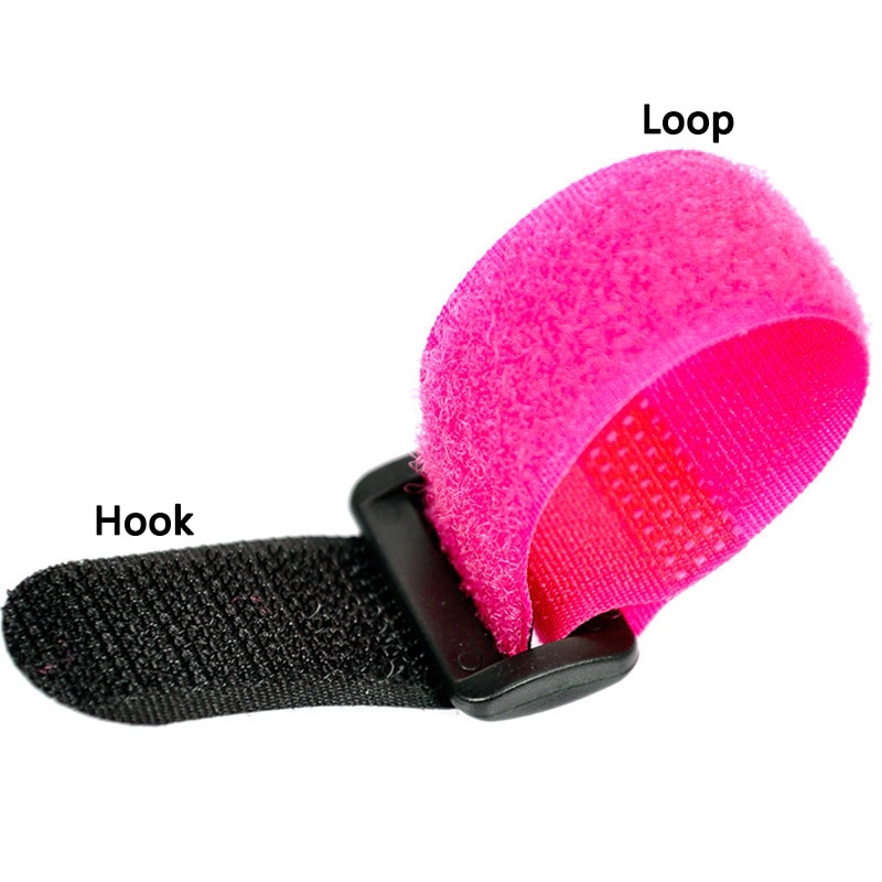10 stk / mye 2cm * 40cm nylon revers spenne borrelås magisk krok løkke feste kabelbånd borrelås rem klebrig linje etterbehandling