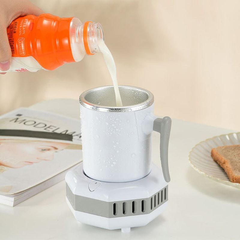 Home Office Smart Desktop Fast Cooling Cup Party Drink Cooler Beverage Mug Cooler For Water Milk Beer Cocoa Coffee