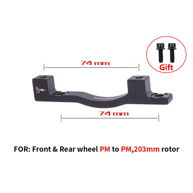 Fahrrad-Scheibenbremsscheiben-Montageadapter, MTB, ultraleichte Halterung, IS PM A B auf PM A, Fahrrad-Scheibenbremsen-Adapter für 140 160 180 203 mm: Licht Grün