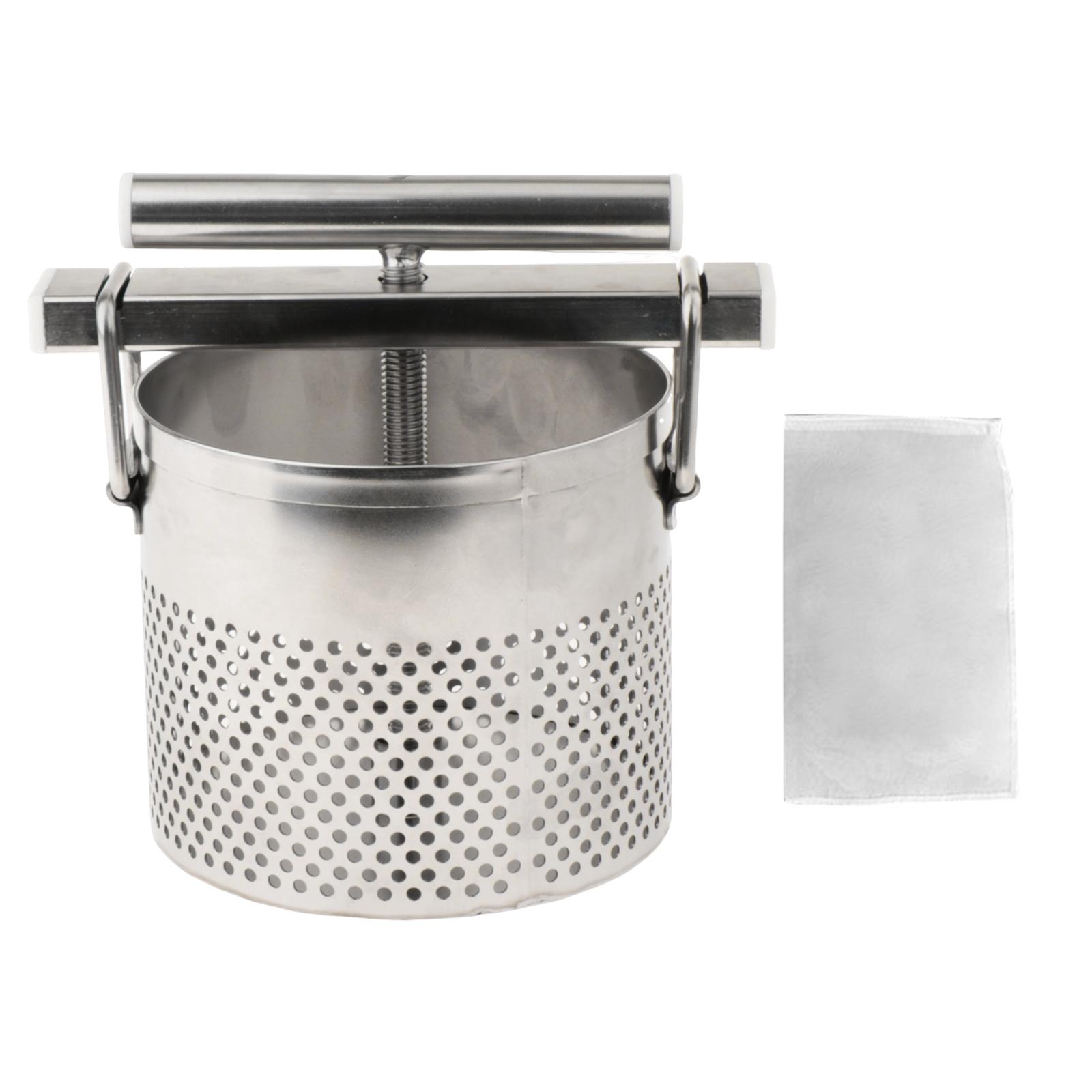 Stainless Steel Vegetable Filling Squeezer Grape Fruit Juicer Kitchen Press for Restaurant Commercial Use Sturdy Fruit Press: Default Title