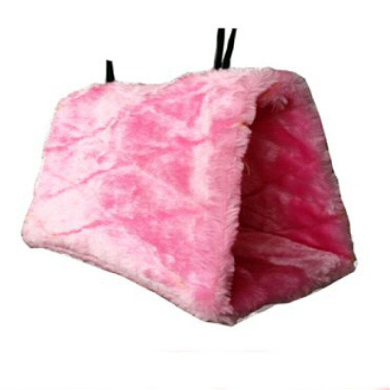 CW024 Pluche Snuggle Vogel Papegaai Shed Hangmat Opknoping Cave Winter Warm Kanarie Hut Nest gratis