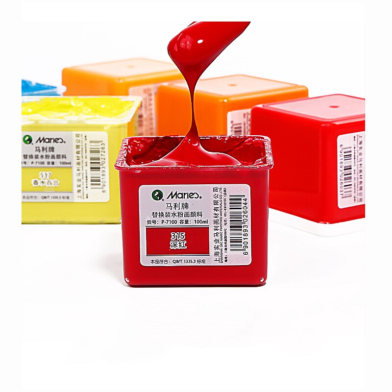 20 farger 30ml gouache akvarellmaling unik gelékopp gouachemaling for kunstnere studenter kunstartikler