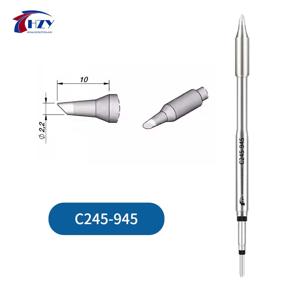 HZY C245 Series Soldering Iron Tips Head C245-K/I/IS/SK/903/907/933/911 for JBC Soldering Station Repair Tools for T245 Handle: Blue