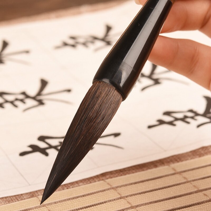 3 Pcs Wolf Haar Borstel Set Tinta China Chinese Huzhou Kalligrafieborstel Caligrafia Meerdere Haar Schilderen Schrijven Borstel Pen