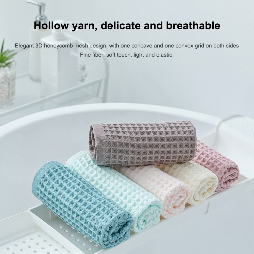 100% Cotton Hand Towels for Adults Plaid Hand Towel Face Care Magic Bathroom Sport Waffle Towel 34 X 74 CM