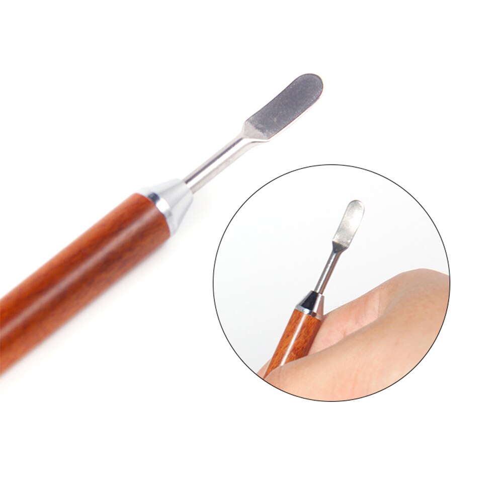 Roestvrijstalen koffiesjablonen, palissander handvat, doe-het-zelf koffiekunstnaald, latteschuimspatel, koffieservies, barista-gereedschap