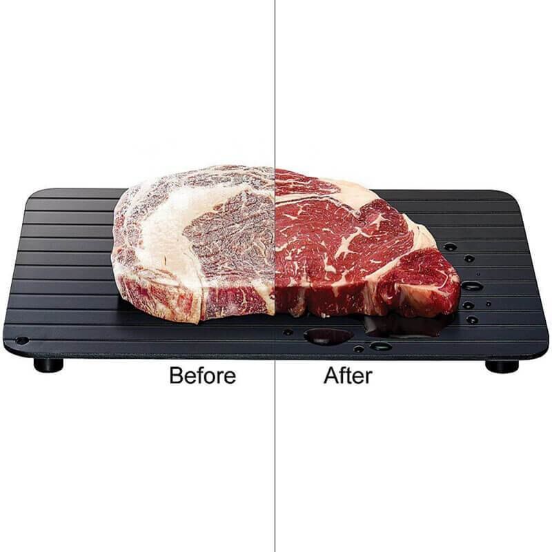 Fast Defrosting Tray planche decongelation Thaw Food Meat Fruit Quick Defrosting Plate Board Defrost Tray Kitchen Gadgets
