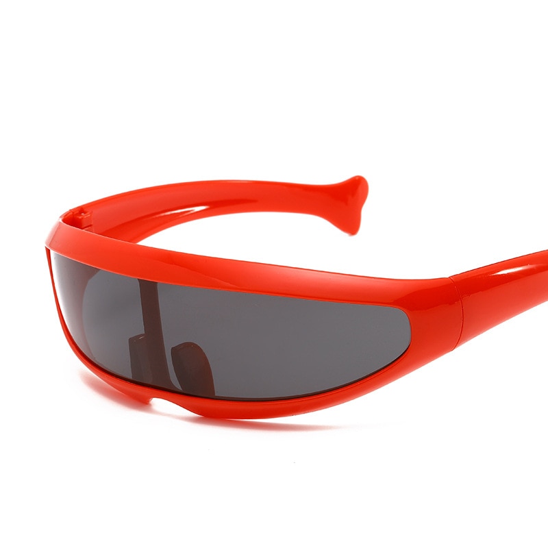 SCHNELLE SCHIFF! draussen Sport Brille Schmale Gespiegelt Sonnenbrille Polarisierte Sonnenbrille verbunden Objektiv Fishtail Brillen: 02