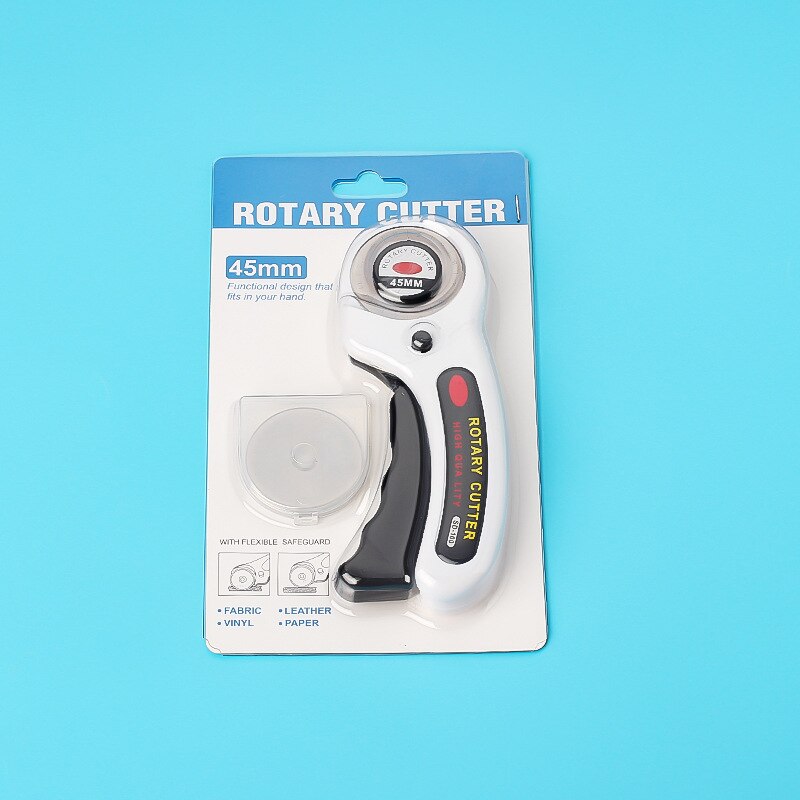 Cortador rotativo de 45mm para artesanía de cuero, herramienta de corte Circular, cortador de ropa de tela, accesorios de costura de retazos para acolchar: WB Cutter Blade