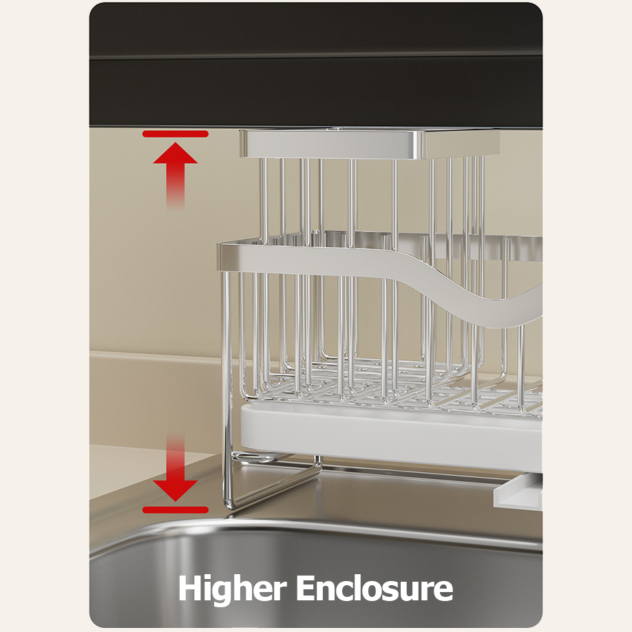 Kitchen Stainless Steel Sink Drain Rack Sponge Storage Holder Soap Drainer Towel Rack Shelf Organizer Kitchen Accessories Faucet