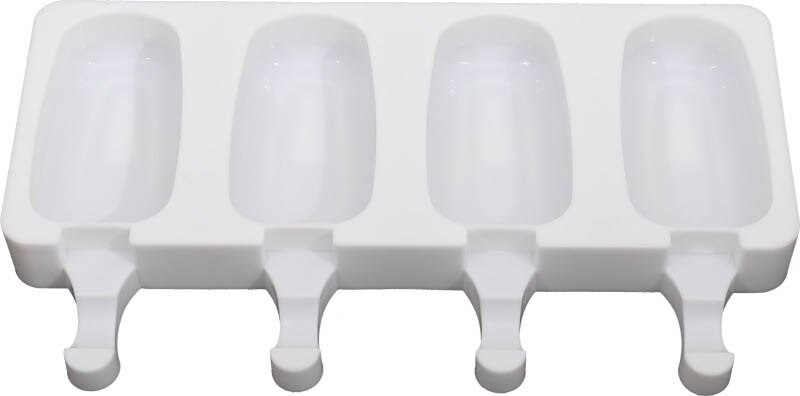 Homemade Food Grade Silicone Ice Cream Molds 2 Size Ice lolly Moulds Freezer Ice cream bar Molds Maker With Popsicle Sticks