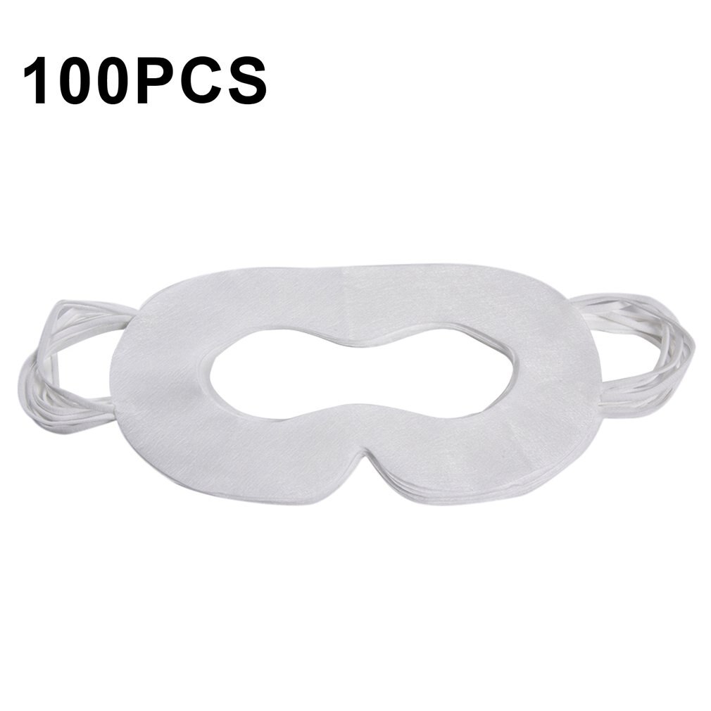 100 Stuks Wegwerp Virtual Reality Cover Hygiënisch Masker Eye Mask Gezicht Bescherming Te Absorberen Zweet Voor 3D Virtual Reality: WHITE