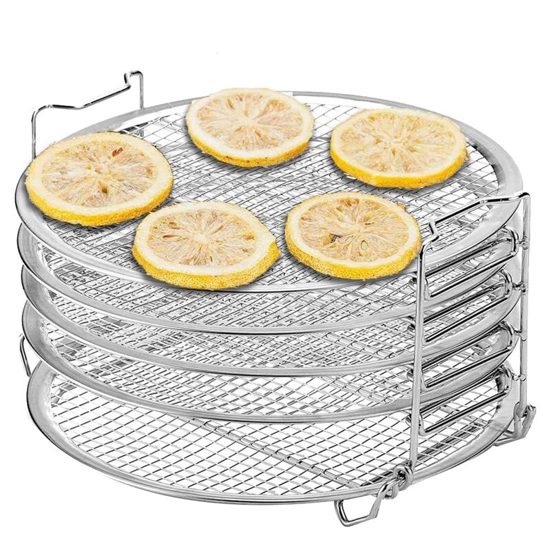 Stand Voor Ninja Foodi Snelkookpan En Lucht Friteuse, Food Grade Rvs Dehydrator Rack, 1 Pack/set, 6.5 8 Qt: Default Title