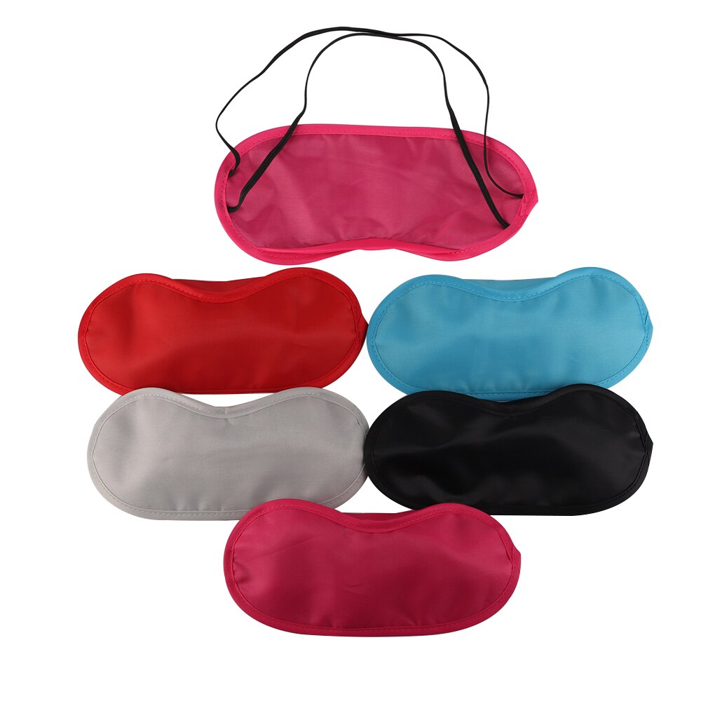 1 pc 9 Kleuren Soft Sleep Rest Slaapmiddel Eye Mask Eye Shade Cover Comfort Blinddoek Shield Patch Eyeshade