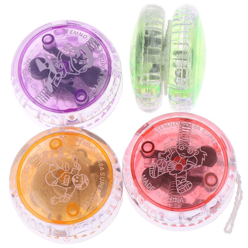 Led Knippert Yoyo Klassieke Kinderen Speelgoed Professionele Magic Yoyo Spin Aluminium Metal Yoyo Lager Met Spinning String