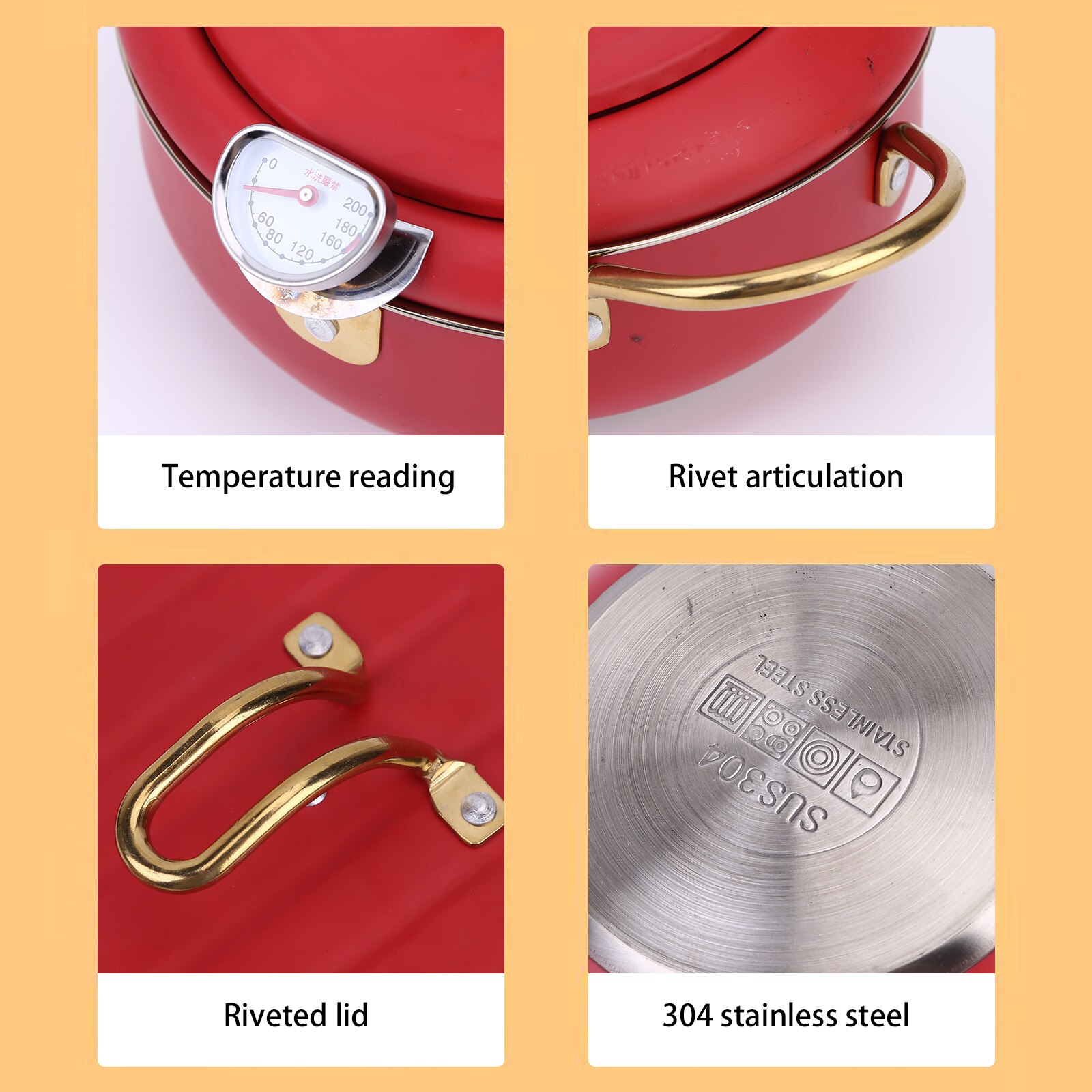 Stainless Steel Japanese Style Tempura Deep Fryer ... - Grandado