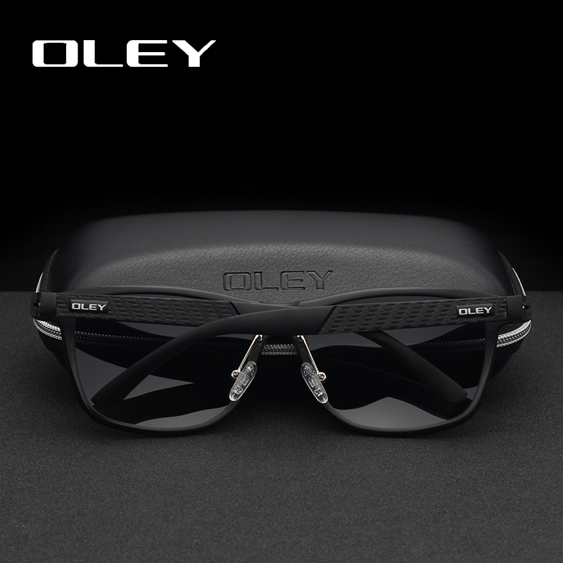 OLEY Neue Alle Aluminium Magnesium HD Sonnenbrille Männer klassisch retro Hochwertige Polarisierte Sonnenbrille Schutzbrillen