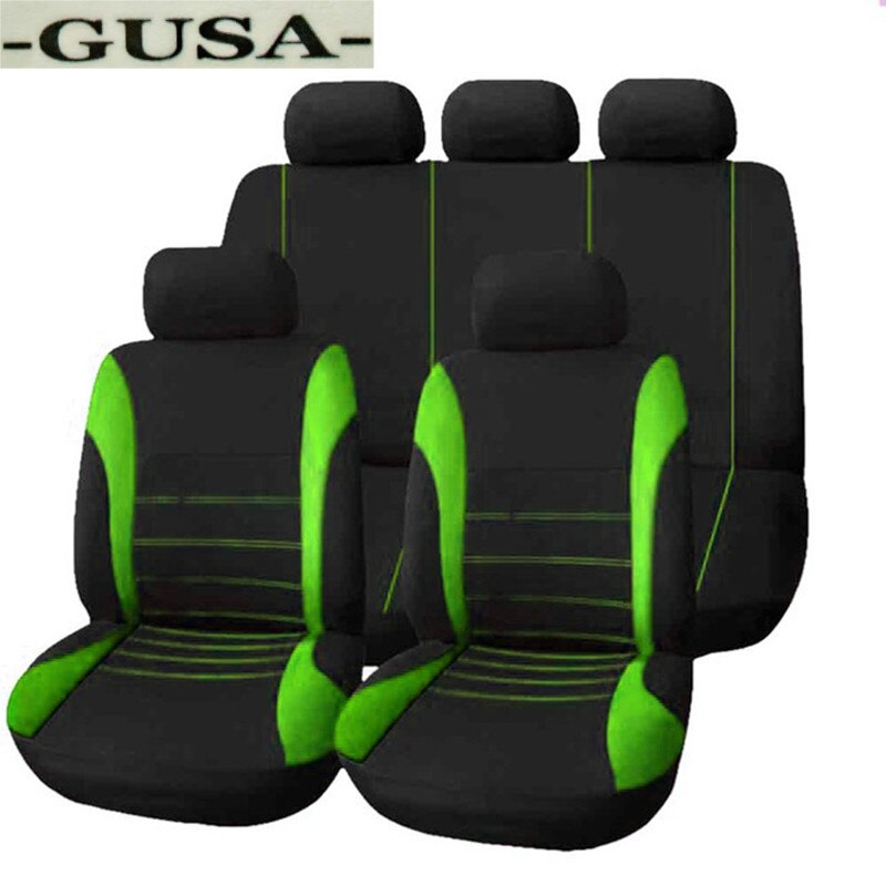Universele terug rij auto stoelhoezen mat hond kussen voor fiat 500x albea bravo ducato freemont linea marea palio panda tempra