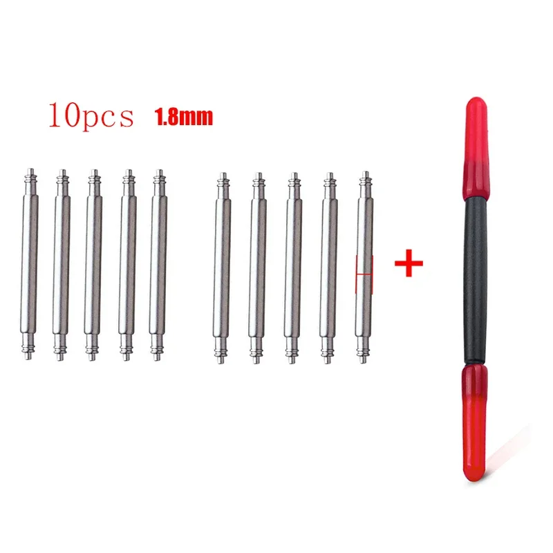 6mm 7mm 8mm 9mm 10mm 11mm 12mm 13mm 14mm 15mm 16mm 18mm 19mm 20mm 22mm 23mm 24mm Uhrenarmband Federsteg 1,5mm 1,8mm Stift Metallstift: Kohle schwarz / 13mm