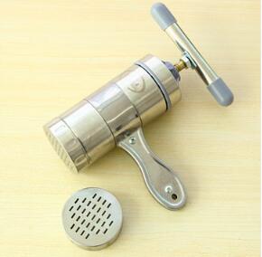 Máquina Manual para hacer Pasta, herramienta de cocina, 5 tipos de moldes para hacer fideos, prensa de pastelería, utensilios de cocina OK 0286, 1 ud.