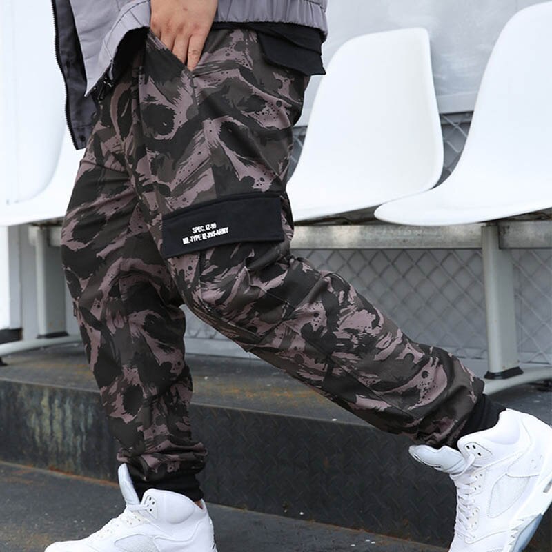Pantalon de camouflage pour homme, grande taille, 5XL 6XL 7XL 8XL 9XL, ample, taille élastique, décontracté, printemps automne