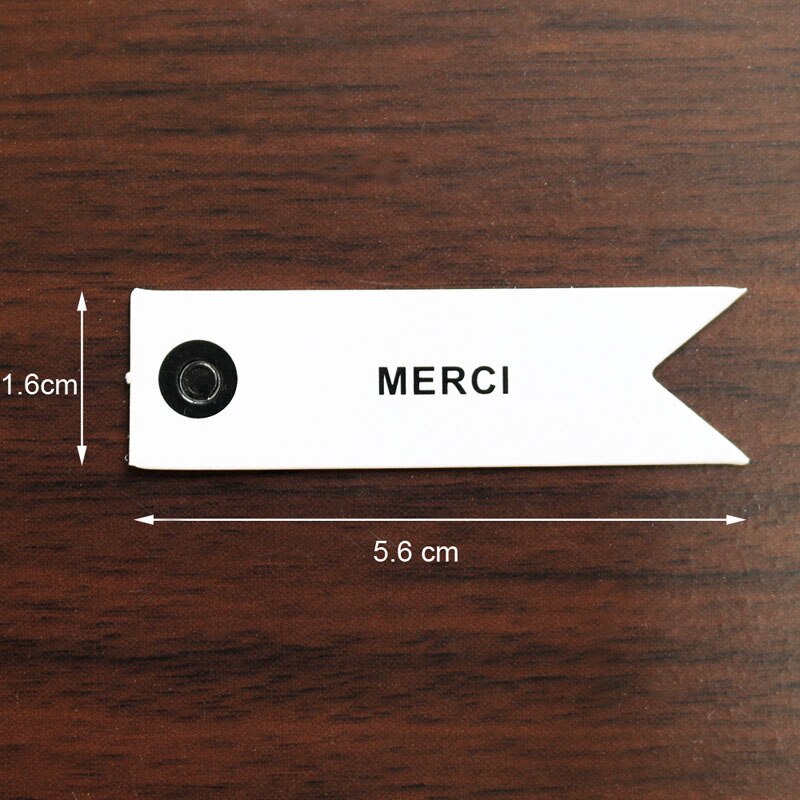 Étiquettes de remerciement en papier en forme d&#39;étoile, à réaliser soi-même, étiquette de remerciement en papier, pour fête de mariage, fourniture pour emballage , 100 pièces: MERCI